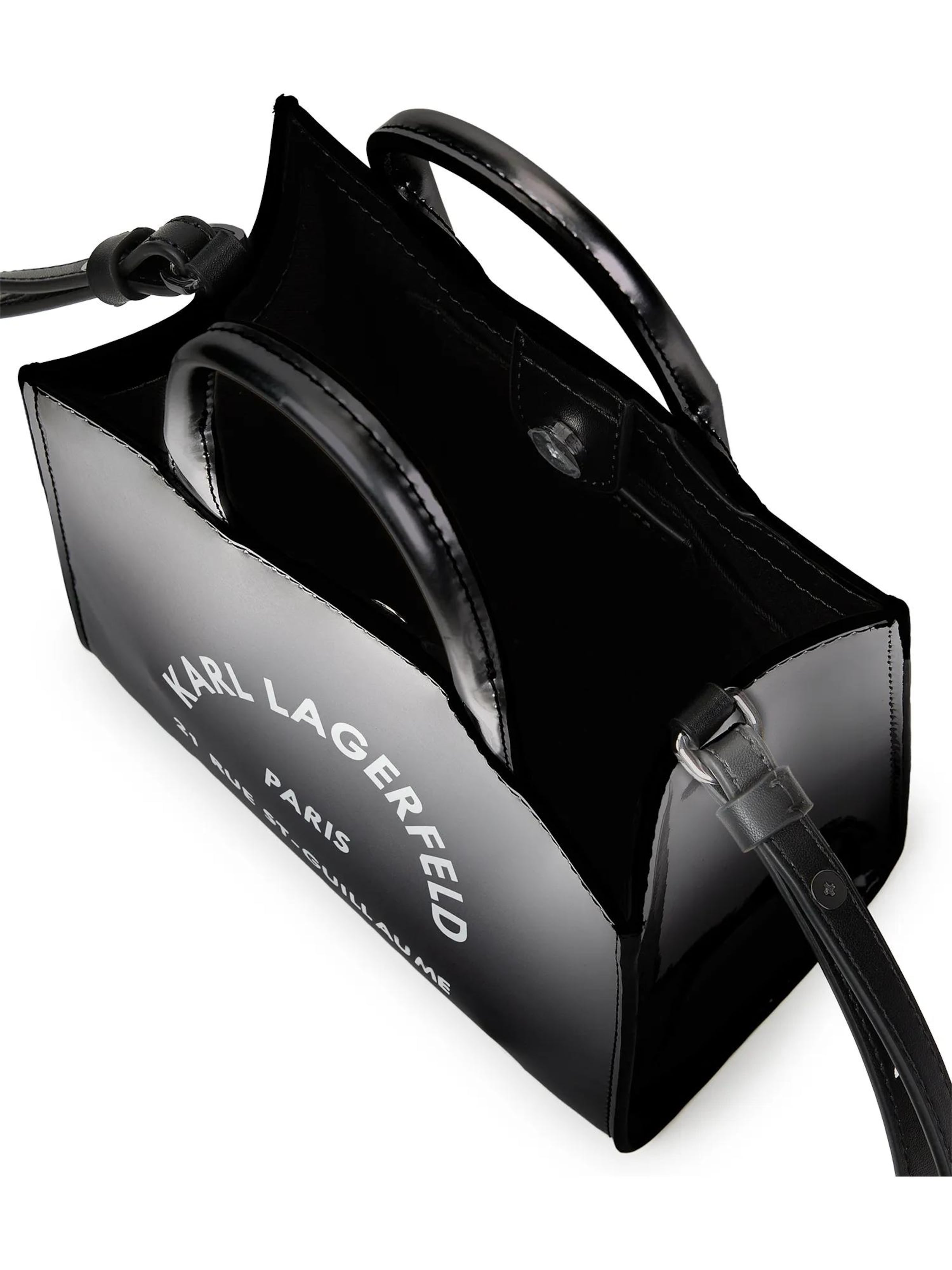 Karl Lagerfeld Handtasche in Grau