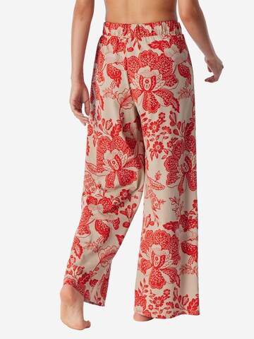 SCHIESSER Pajama Pants ' Mix & Relax ' in Beige