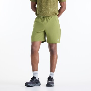 new balance Regular Workout Pants 'Essentials' in Green: front
