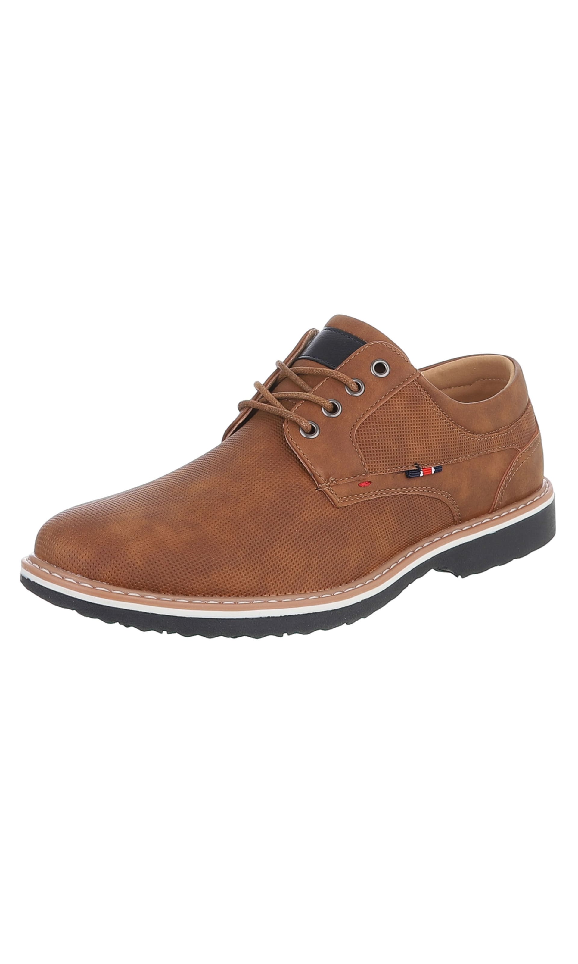CoolWalk Lace-Up Shoes in Beige: front