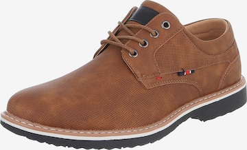 CoolWalk Lace-Up Shoes in Beige: front