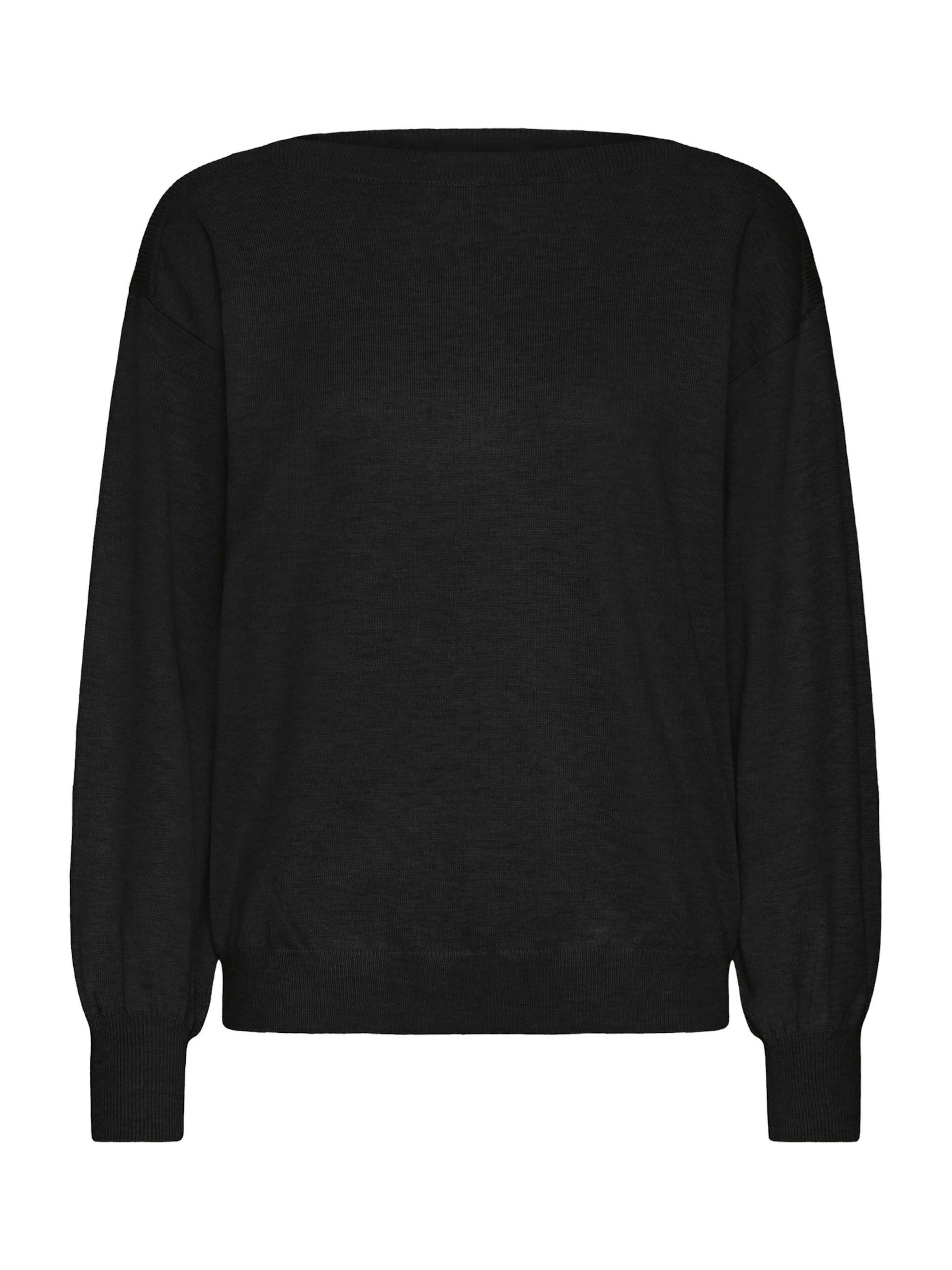 melns ICHI Džemperis 'IHLULS': no priekšpuses