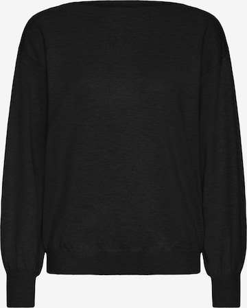 ICHI Svetr 'IHLULS' – černá: přední strana