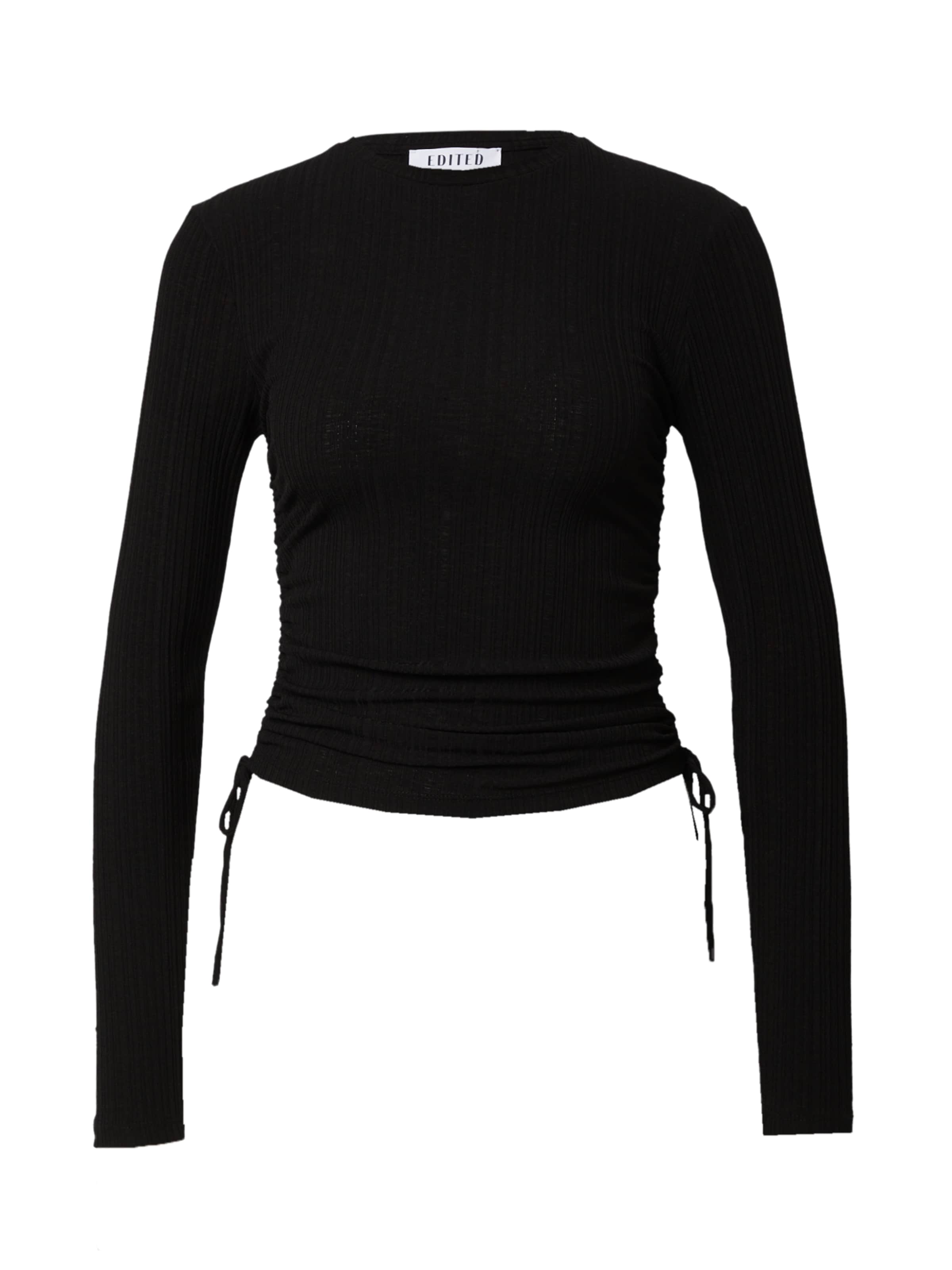 EDITED Tričko 'Harlee' - Čierna: predná strana