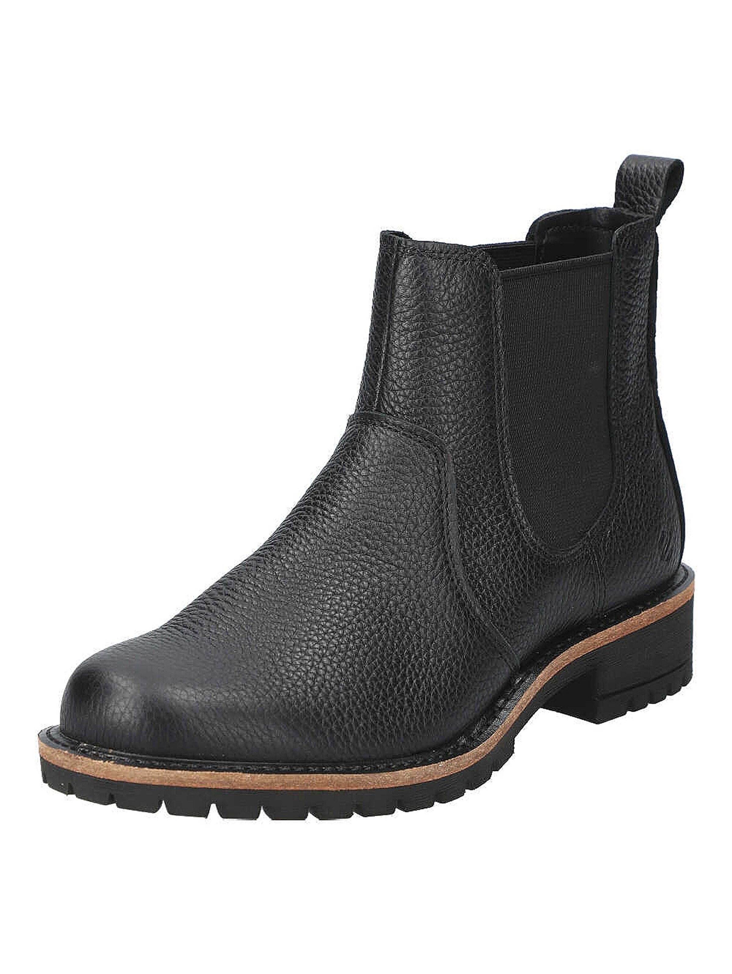ECCO Chelseaboots 'ELAINA' in Schwarz: Vorderseite