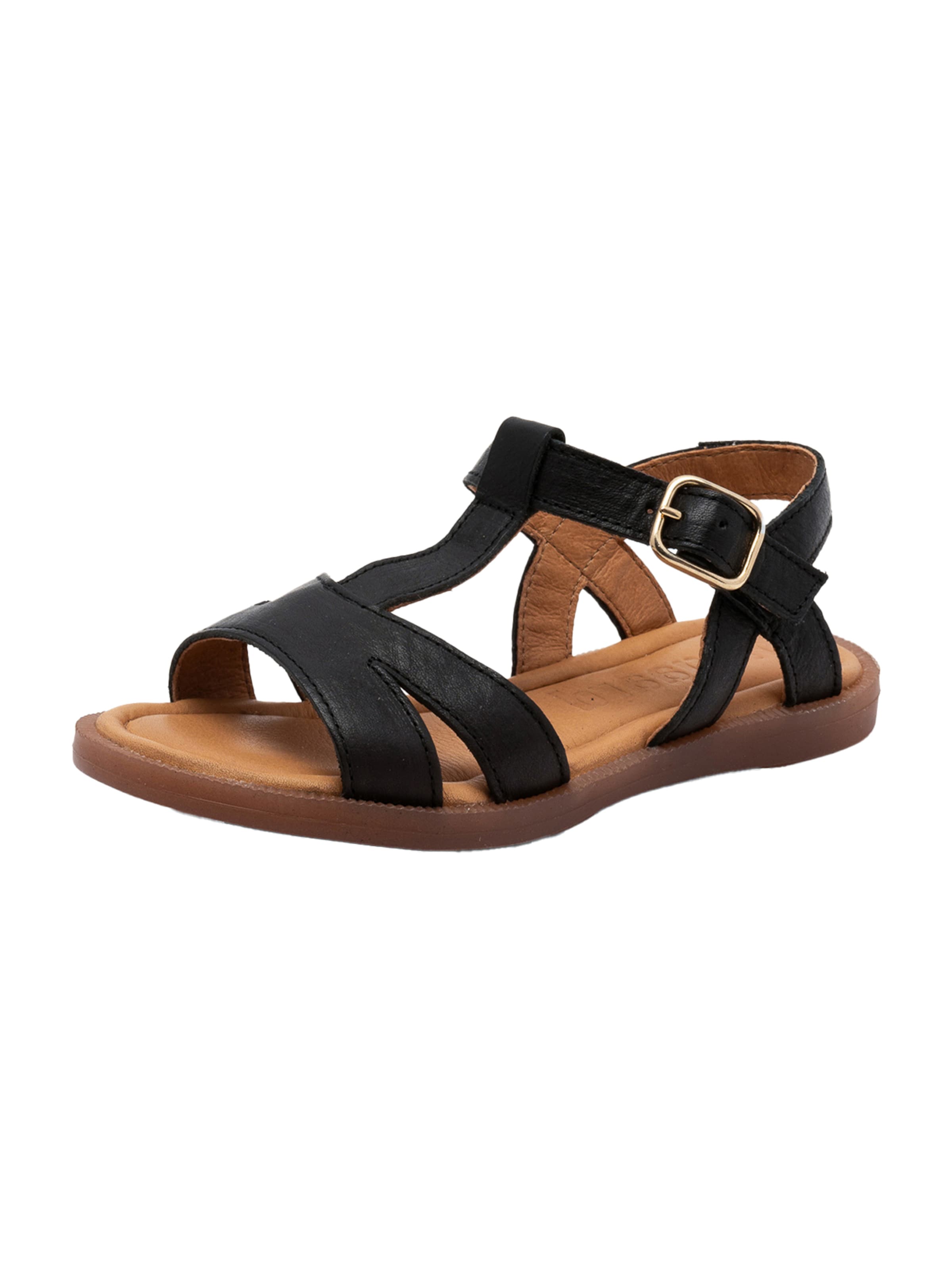 BISGAARD Sandale 'Camille' in Schwarz: Vorderseite