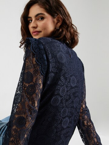 PIECES Blouse 'PCOLLINE' in Blue