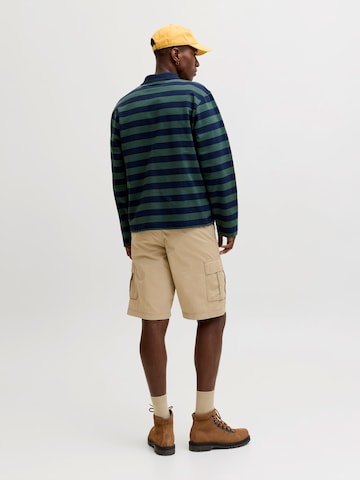 JACK & JONES Loose fit Cargo Pants 'JPSTCOLE MATTY' in Brown