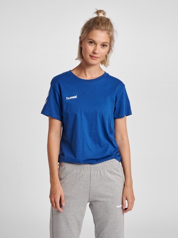 Hummel - Camiseta funcional en azul: frente