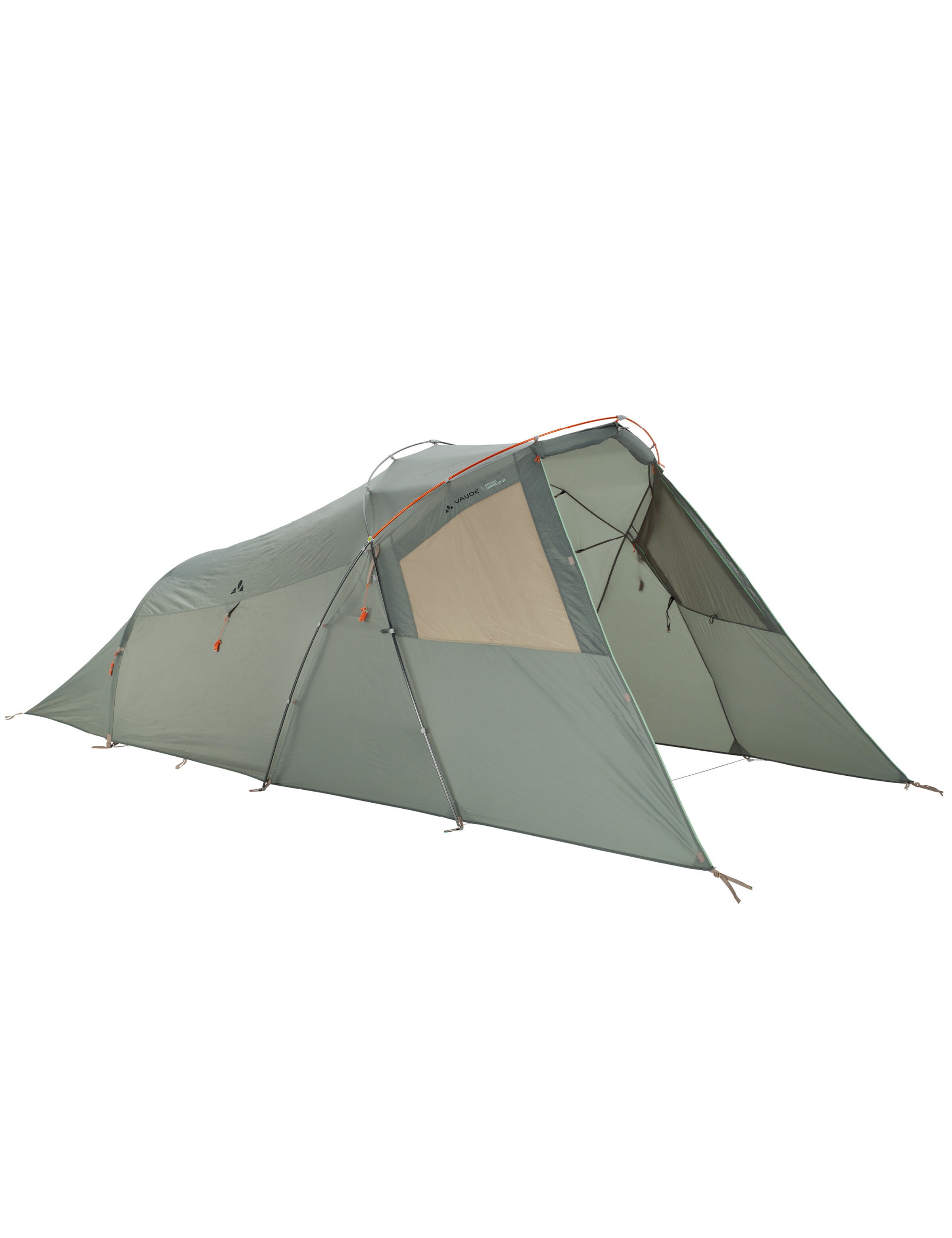 VAUDE Tent ' Allround Chapel XT 3P ' in Groen: voorkant
