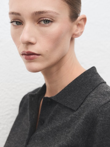 MANGO Пуловер 'ACADEMIA' в сиво