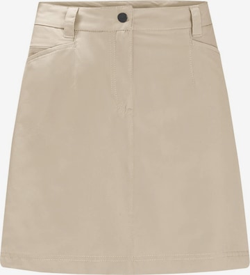 JACK WOLFSKIN Athletic Skorts in Beige: front