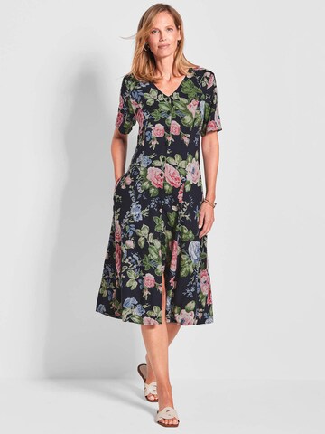 Robe-chemise Goldner en bleu : devant