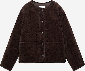 MANGO KIDS Välikausitakki 'Leo' värissä ruskea: etupuoli