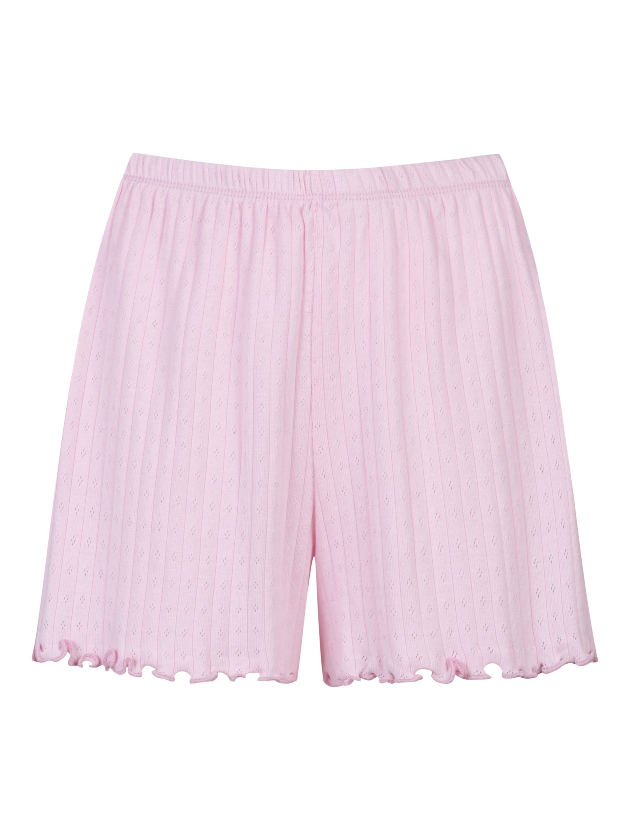 Mey Pyjamabroek 'Pointelle Dreams' in Roze: voorkant
