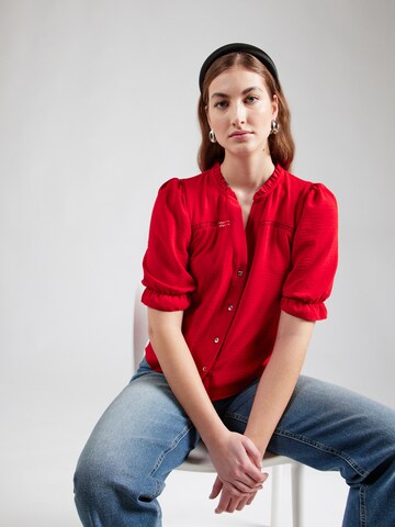 Chemisier Morgan en rouge : devant