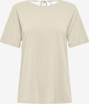 ONLY T-shirt 'ONLFREE LIFE' i grå: framsida