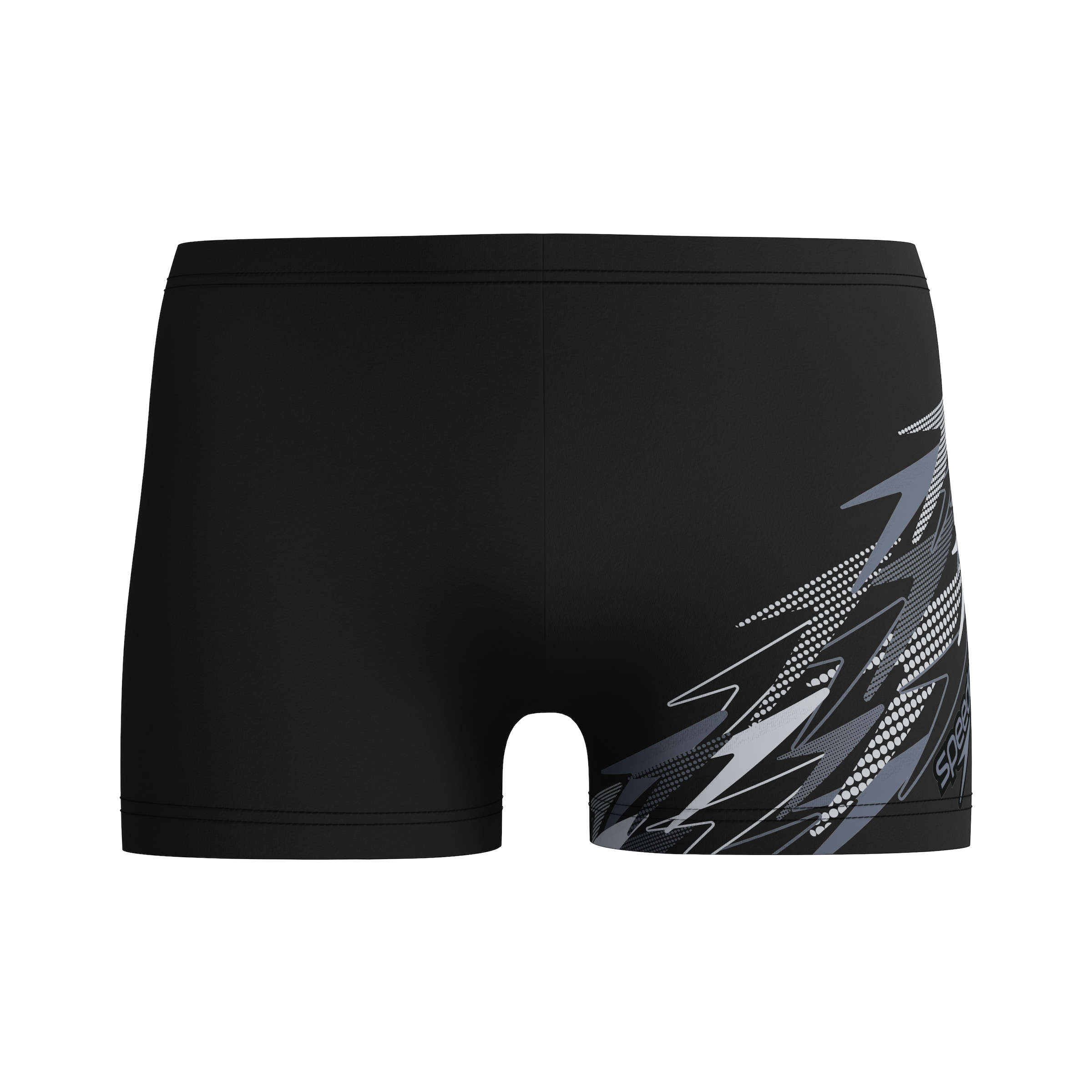 SPEEDO Athletic Swimwear in Black: front