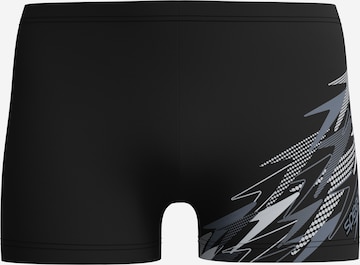 SPEEDO Athletic Swimwear in Black: front