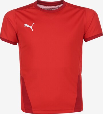 T-Shirt fonctionnel 'TeamGoal23' PUMA en rouge : devant