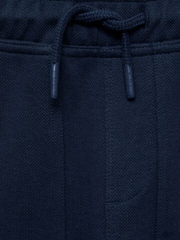 MANGO KIDS Tapered Broek in Blauw