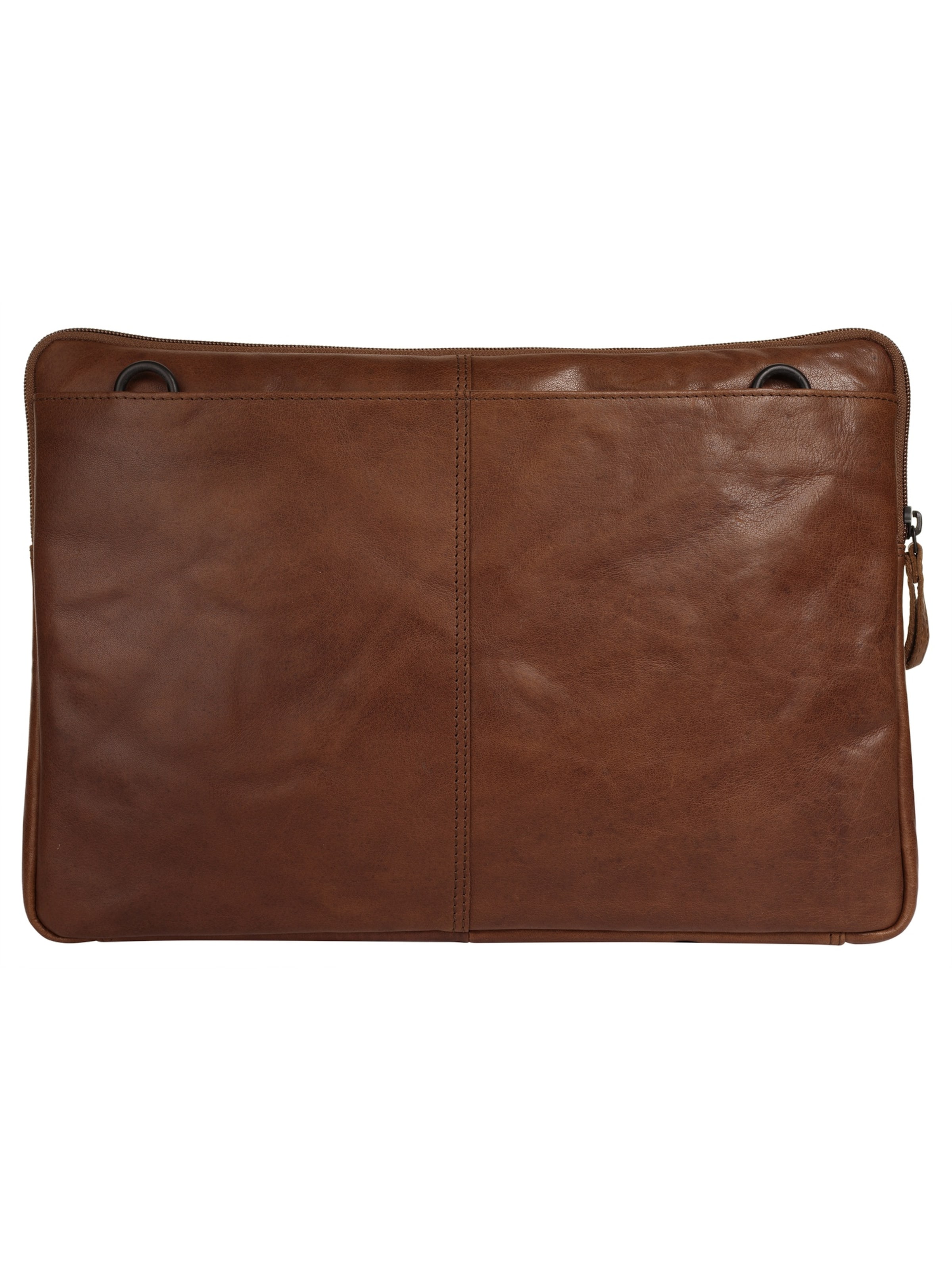 Spikes & Sparrow Document Bag in Brown