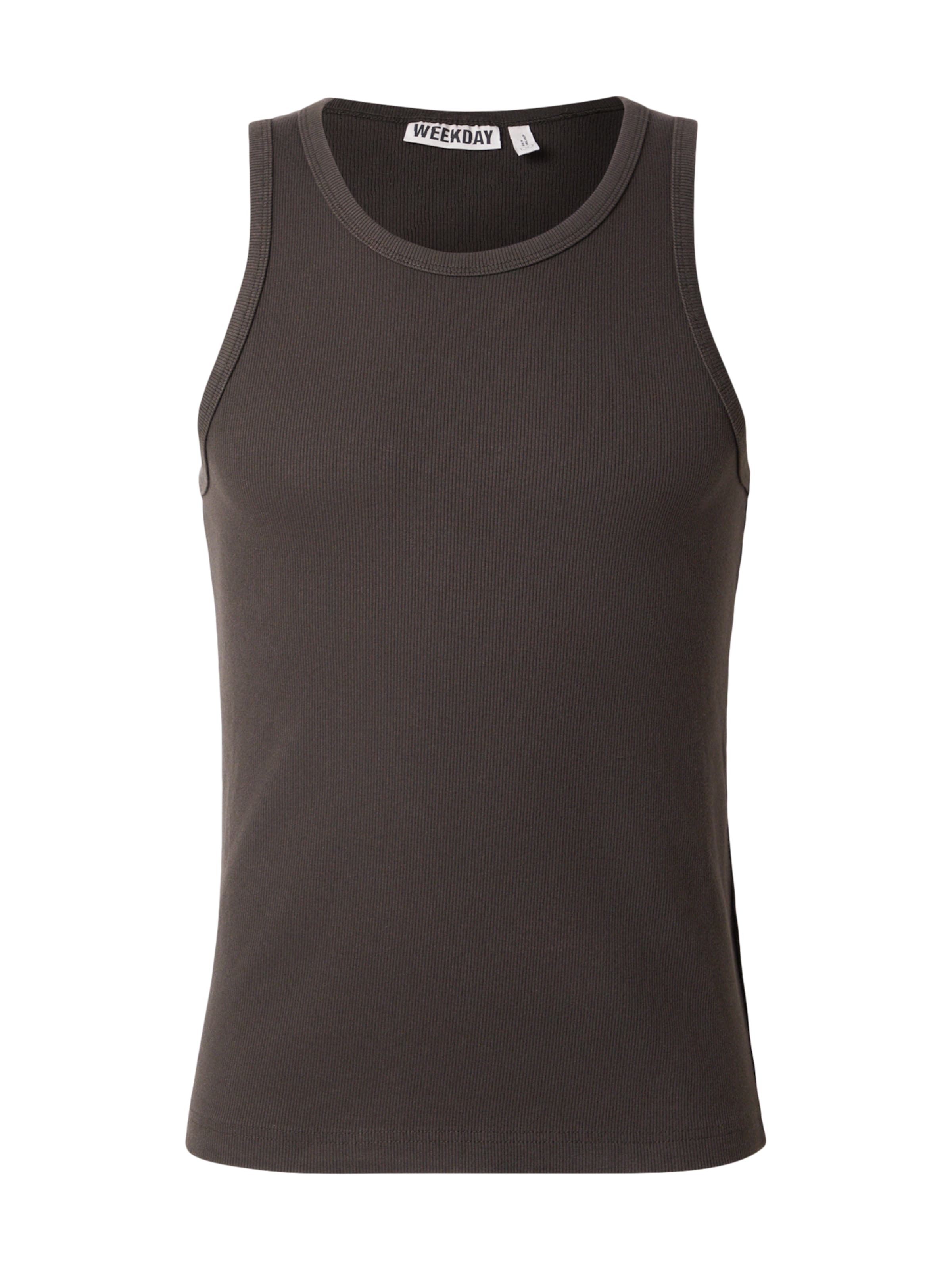 WEEKDAY Shirt in Brown: front