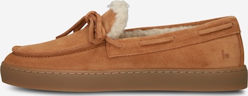BLACKSTONE - Sapatilhas slip-on em castanho: frente