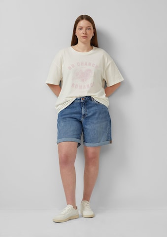 QS Shirt in Beige: front