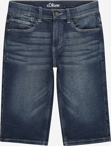 s.Oliver Slimfit Jeans 'Pete' i blå: framsida