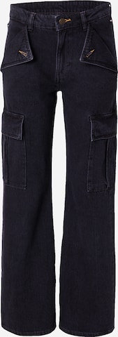 Loosefit Jeans cargo 'Encino' di WEEKDAY in nero: frontale