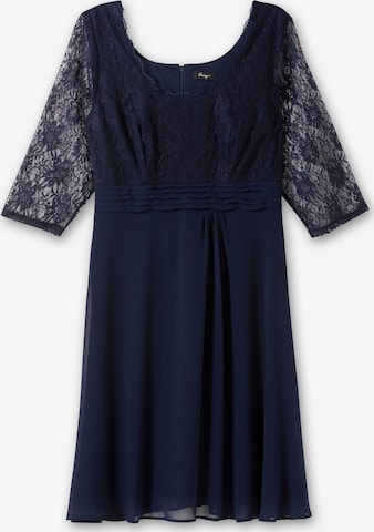 Robe de cocktail SHEEGO en bleu : devant