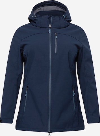 KILLTEC Outdoor Jacket in Blue: front