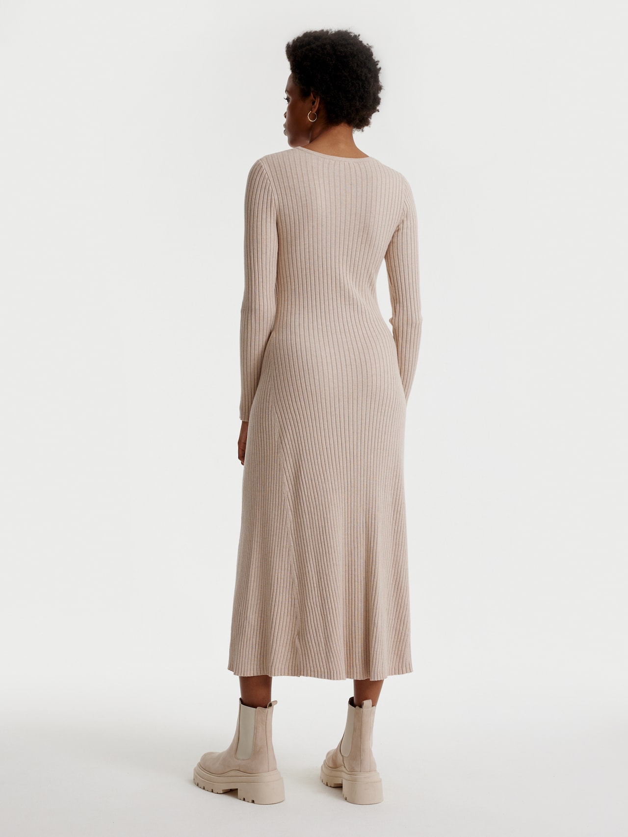 EDITED Robe 'BULAN' beige chiné