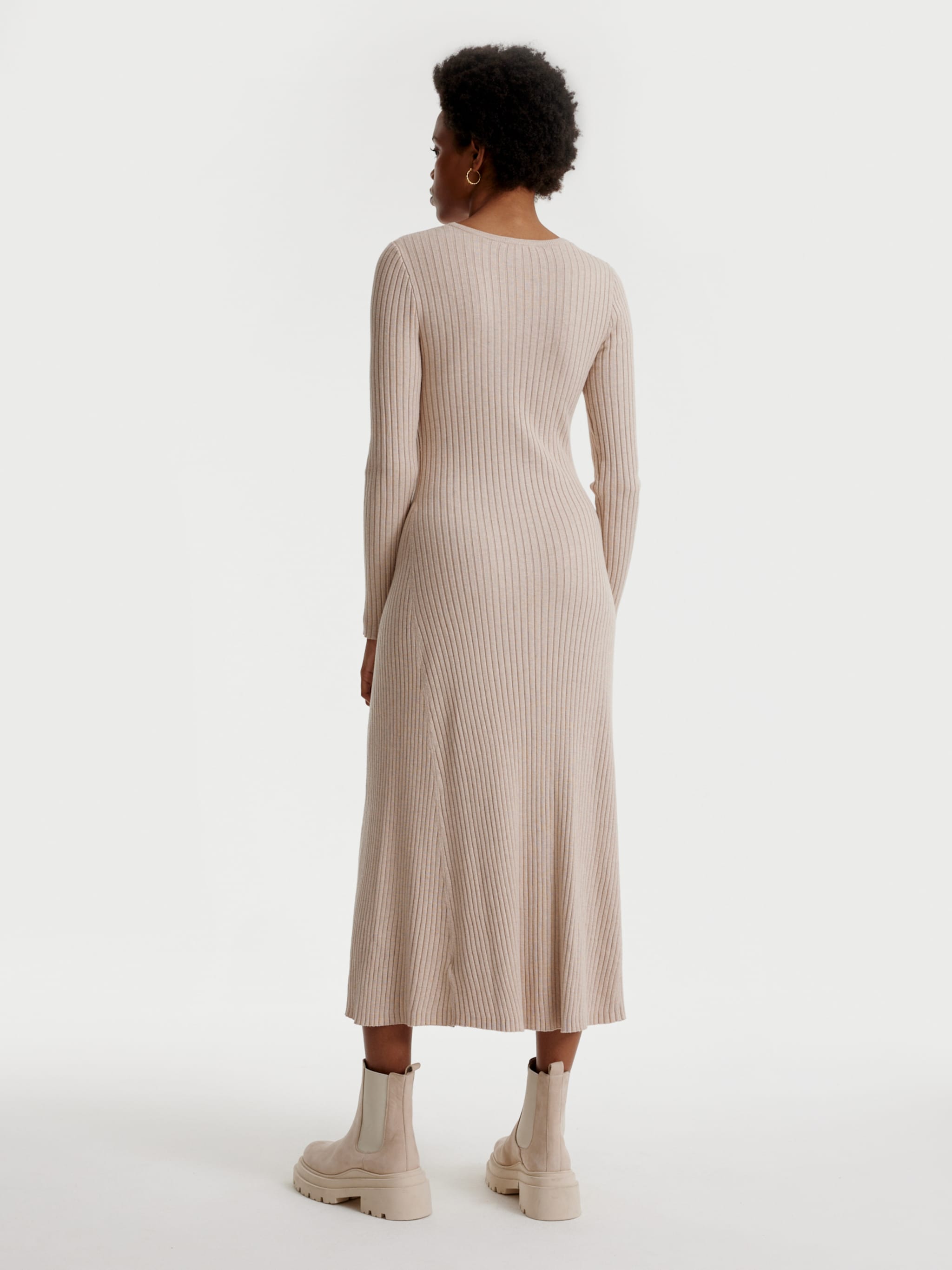 EDITED Produkte Kleid 'BULAN' beigemeliert