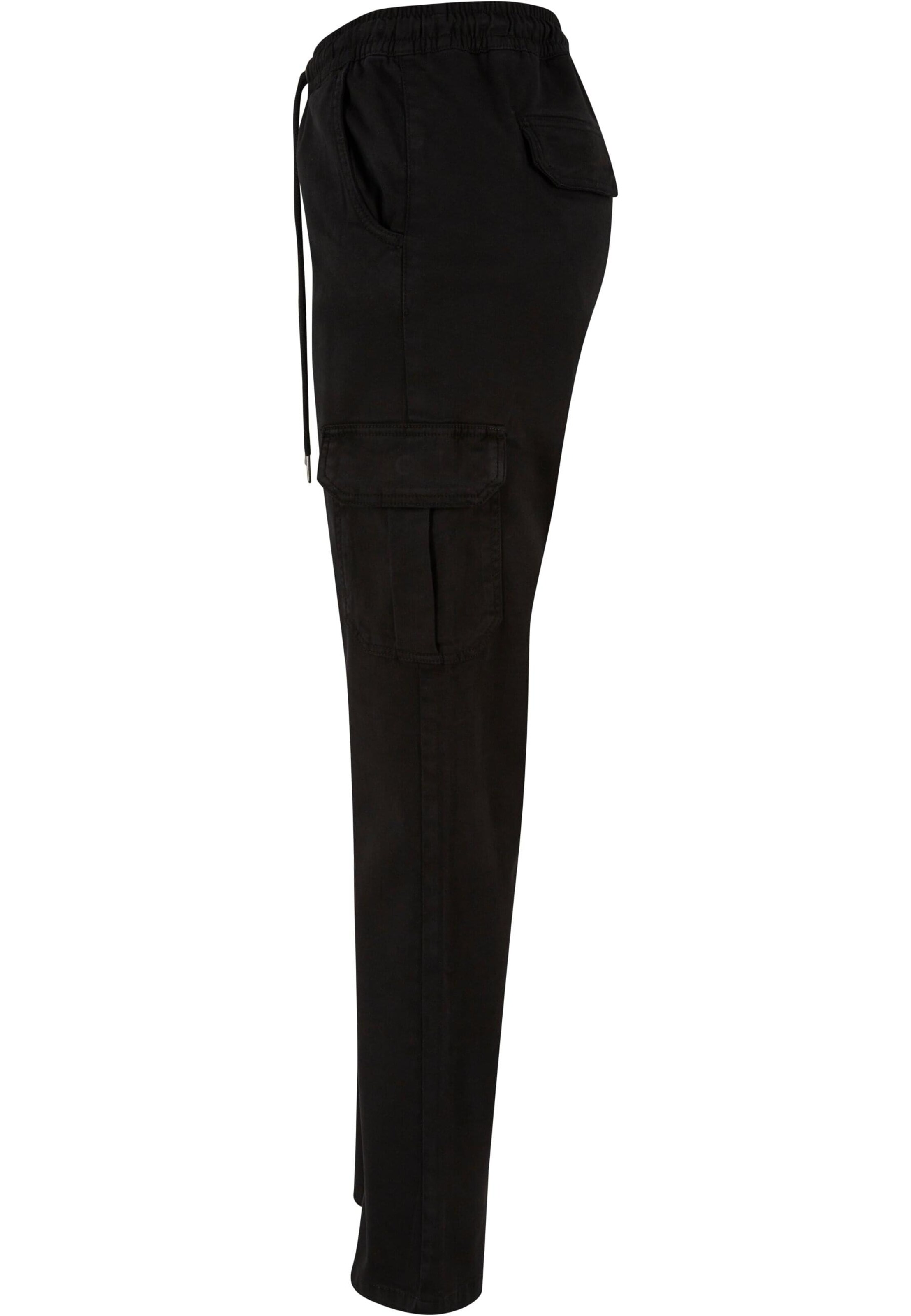 Urban Classics Regular Cargohose in Schwarz