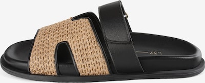 36 dydžio Šlepetės 'NOT MY PROBLEM' iš L37 HANDMADE SHOES, spalva – juoda, Prekių apžvalga