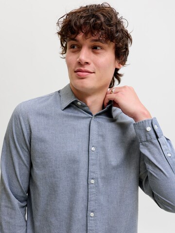 JACK & JONES Regular fit Overhemd 'JJEField' in Blauw