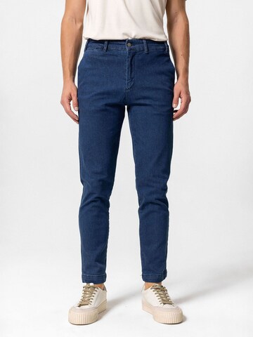 Coupe slim Jean 'Tiziano' Antioch en bleu : devant