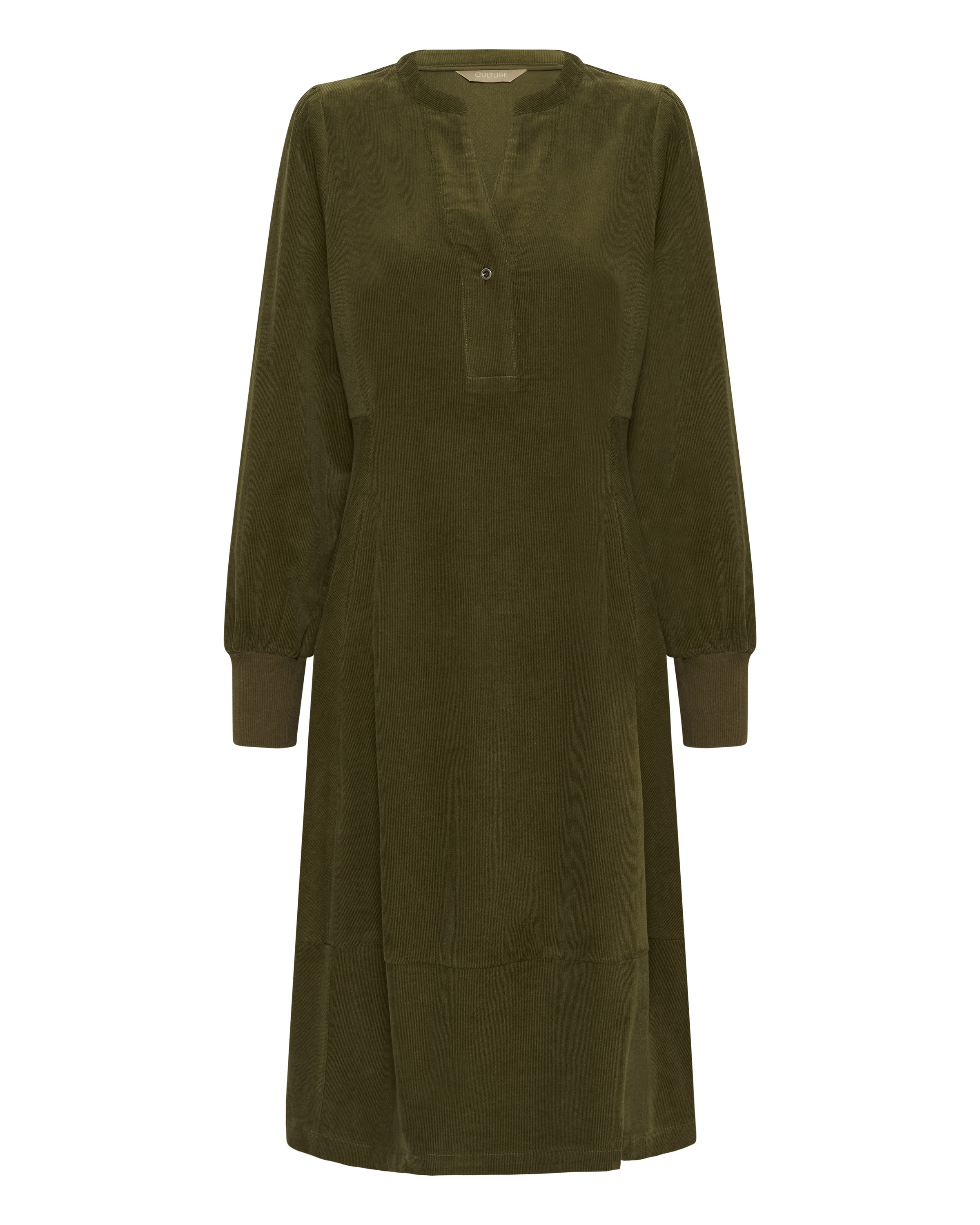 Robe 'Rhaena' CULTURE en vert : devant