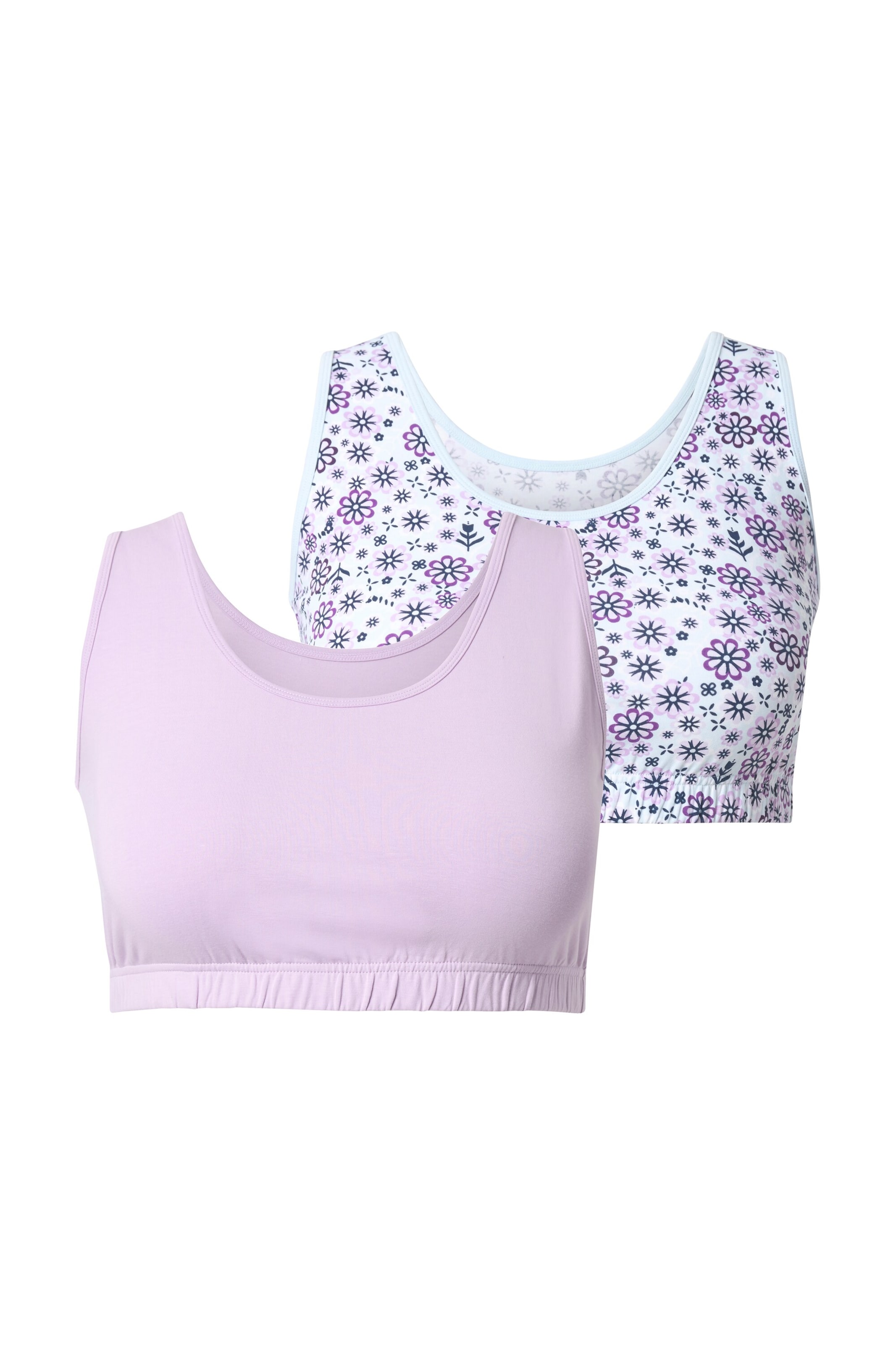 Ulla Popken Bustier BH in Gemengde kleuren: voorkant