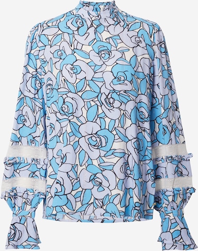 Fabienne Chapot Bluse in blau / mischfarben, Produktansicht