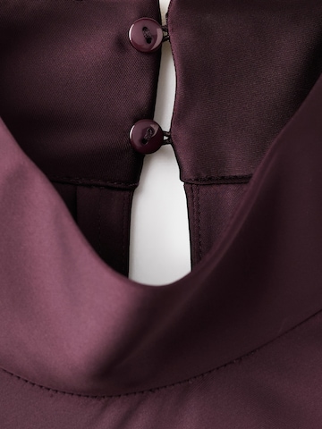 Rochie de cocktail 'BRONZO' de la MANGO pe mov