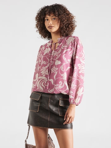 ZABAIONE Blouse 'Em44my' in Roze: voorkant
