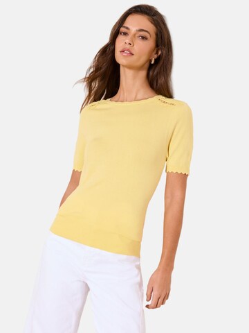 Lipsy Пуловер в жълто: отпред