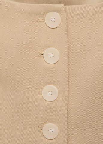 MANGO Suit Vest 'Deia' in Beige