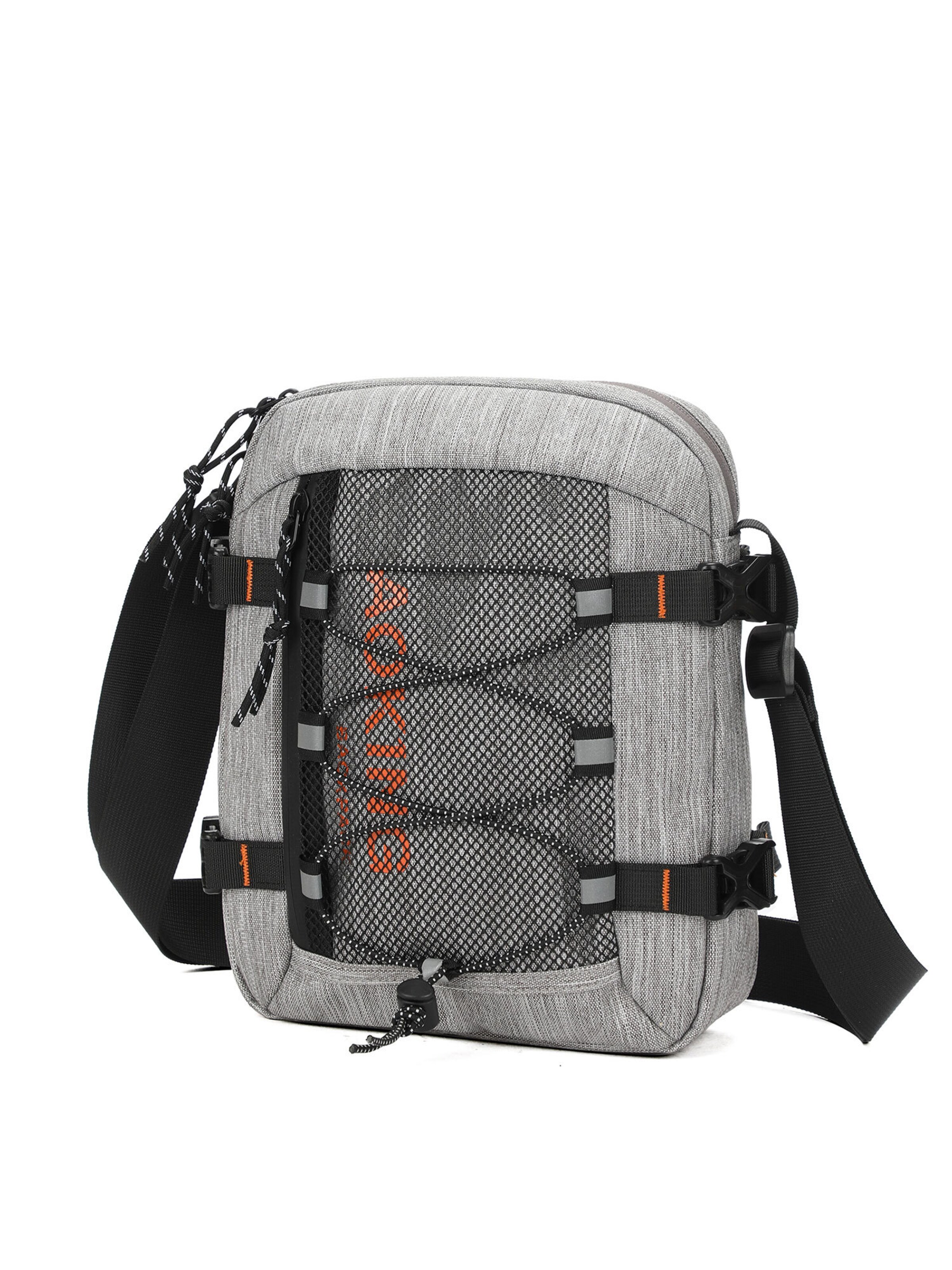 Aoking Schoudertas in Grijs: voorkant