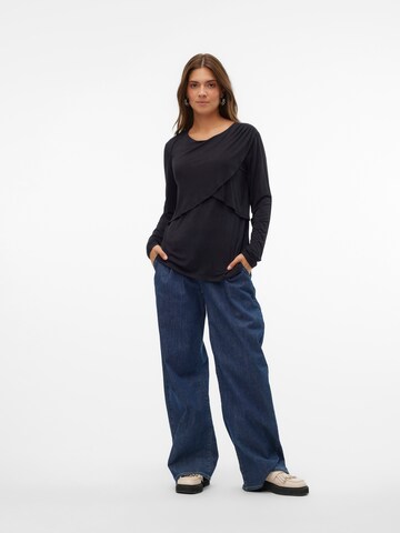 MAMALICIOUS Shirt 'Iris' in Schwarz