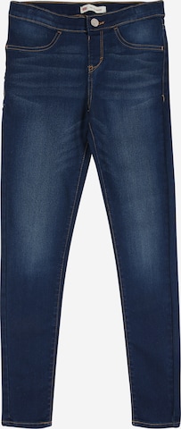 Levi's Kids Skinny Jeans in Blauw: voorkant