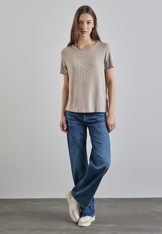 STREET ONE T-Shirt in Beige